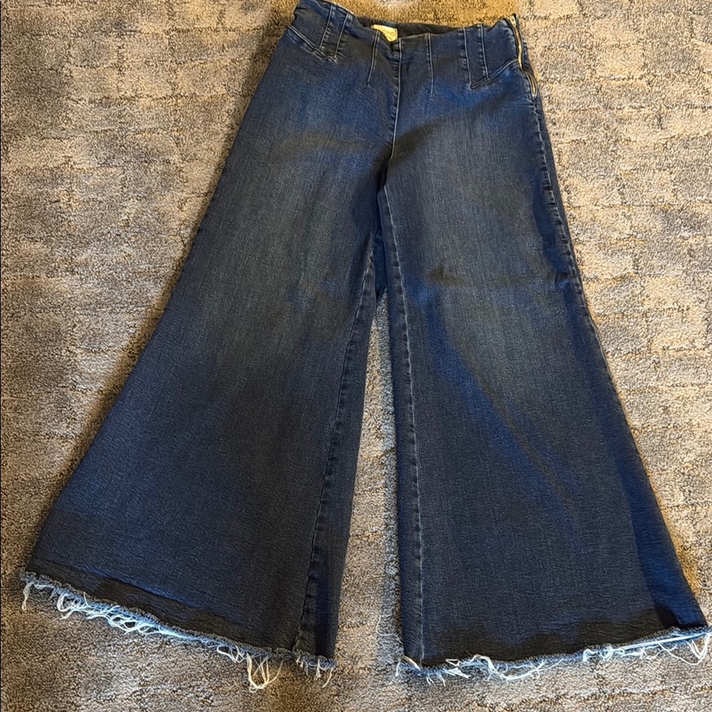 Pilcro Anthropologie denim jeans‎ wide leg 26
